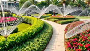 شبكة ري اتوماتيك