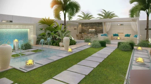 شركة تصميم حدائق العقيلة الكويت