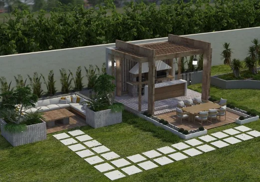 تصميم حدائق منزلية الكويت